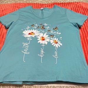 New, Blue T-Shirt